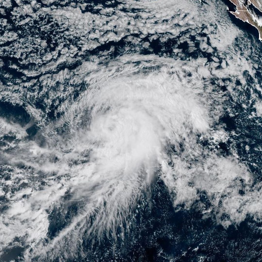 El ciclón Odalys en el Pacífico. Foto: NOAA